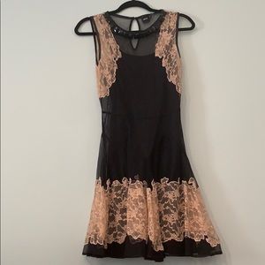 ASOS Lace black dress with gems